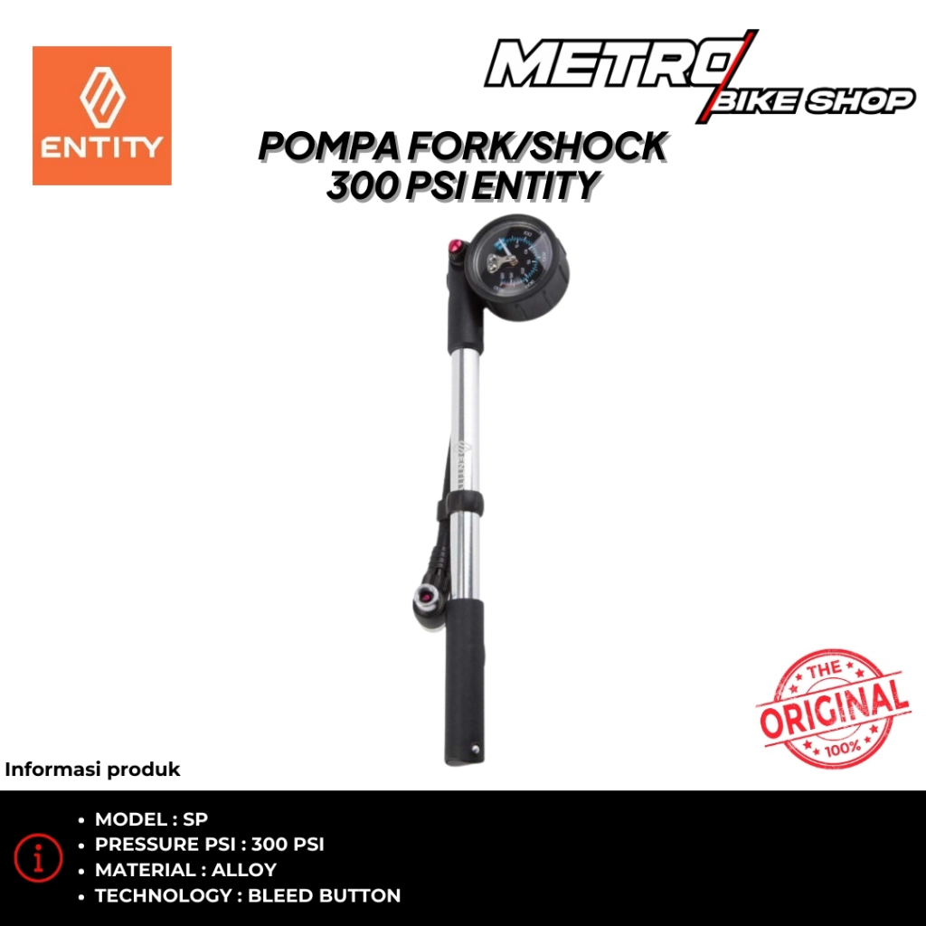 Pompa fork / shock Entity pompa skok sepeda gunung