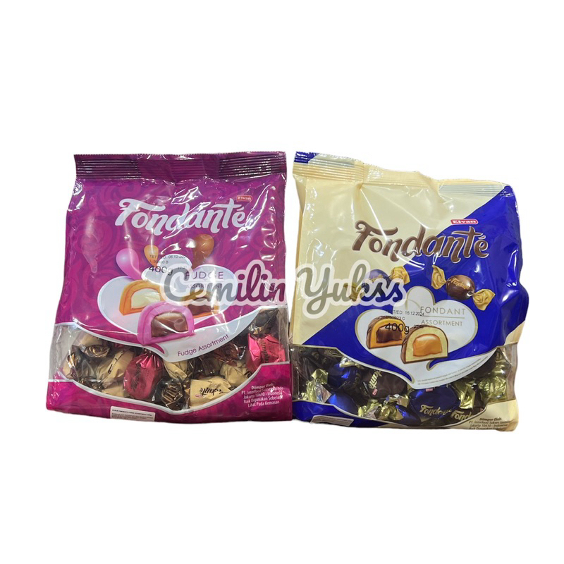 

Elvan Fondante Fudge Assorment Elvan Fondante Fondant Assorment 400g Coklat Turki Coklat Import