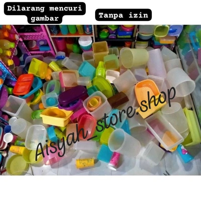 base small squere tupperware tanpa tutup tidak ada tutupnya