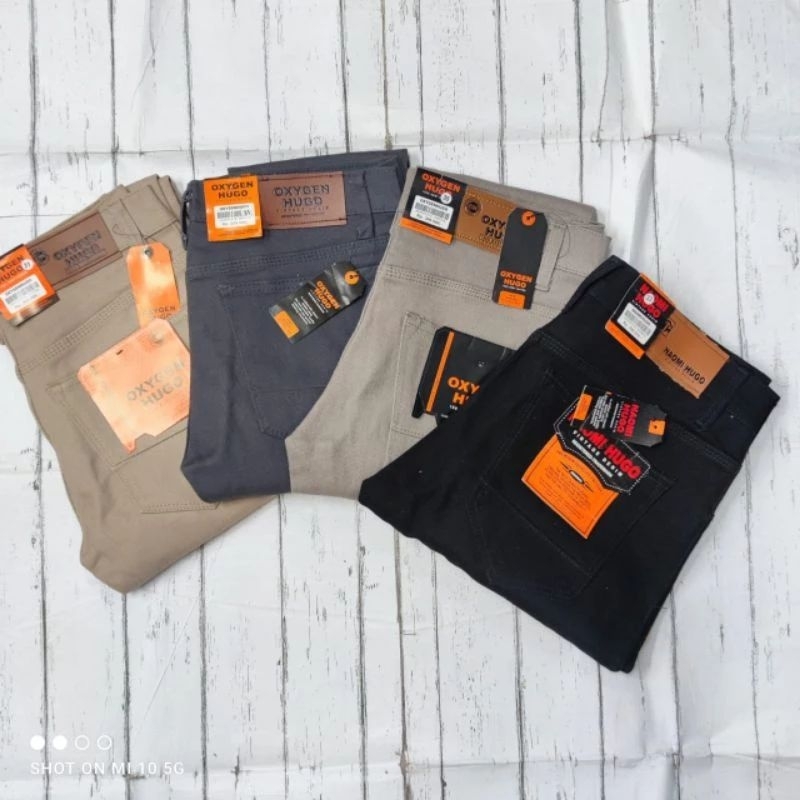 Celana Panjang Oxigen hugo Pria dewasa Celana panjang standar