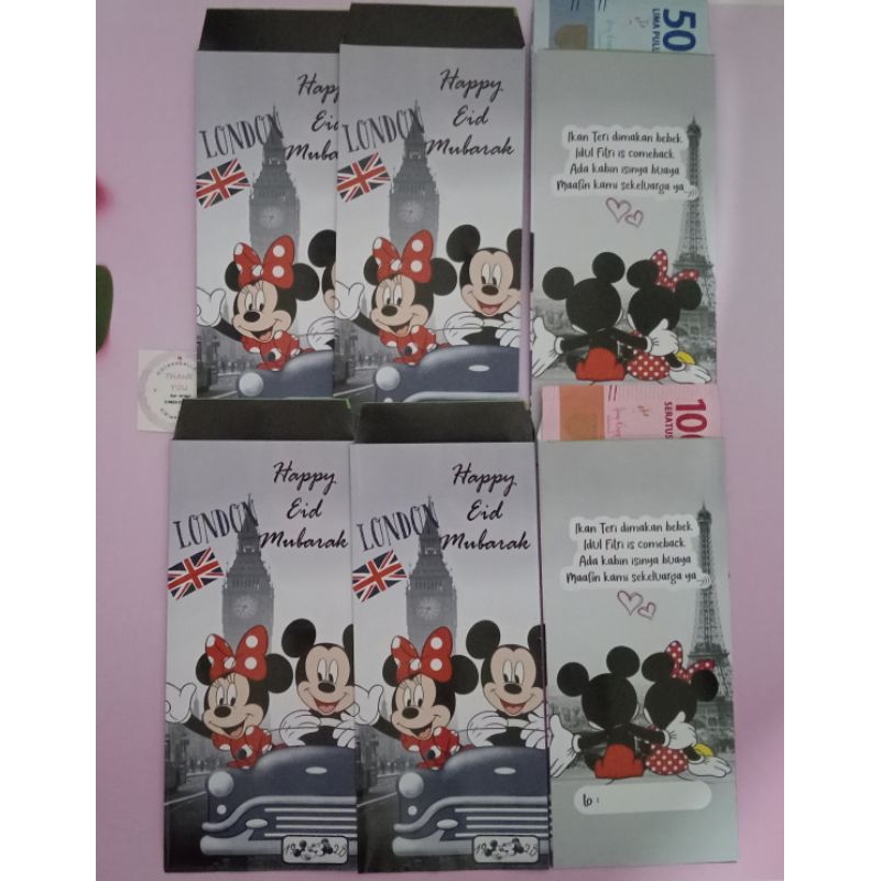 

GROSIR Amplop Lebaran panjang DILENGKAPI stiker untuk perekat dibagian belakang