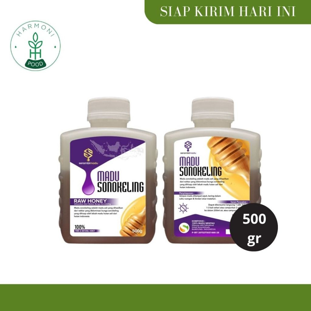 

Madu Murni Sonokeling 500gr Raw Honey