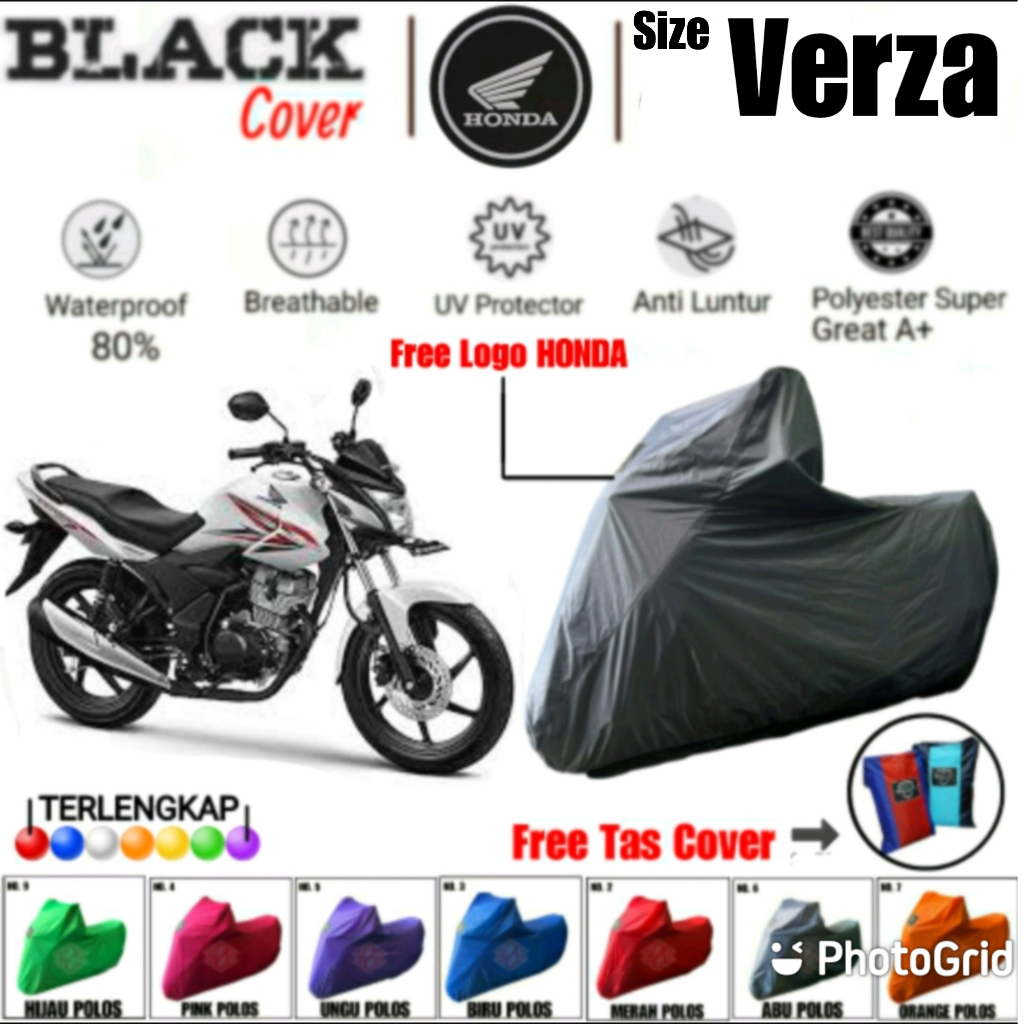 Cover Motor Verza, Selimut Motor Verza, Sarung Motor Verza, Body Cover Motor Verza Polyester Premium