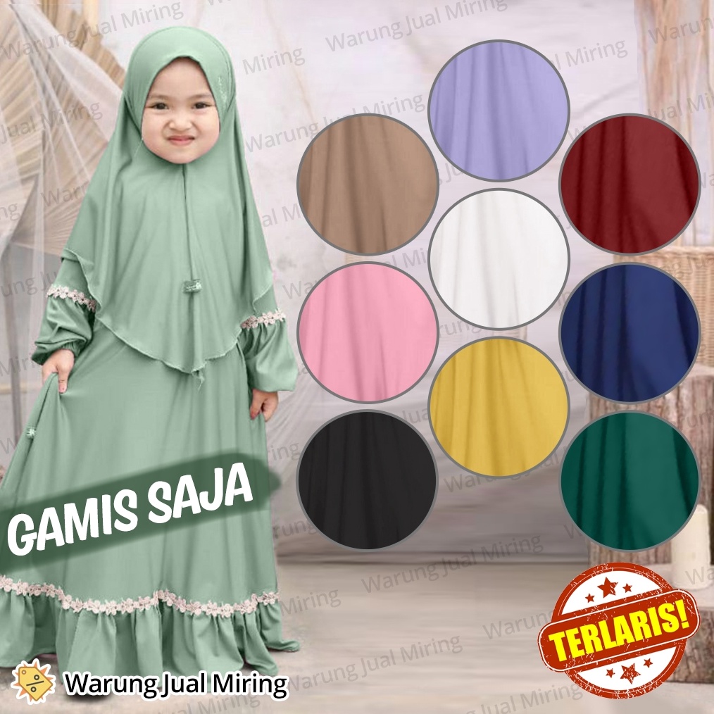 Kirim Langsung Dress Gamis Anak VELITA 112 Tahun Bayi Baby Balita Perempuan Cewe Cewek Kids Junior Kecil Baju Seragam Remaja Tanggung Baju Pakaian Muslim Manasik Putih Syari Bahan Jersey Crinkle Airflow Usia Umur Kelas Bulan Hijab Jilbab Kerudung 2 3