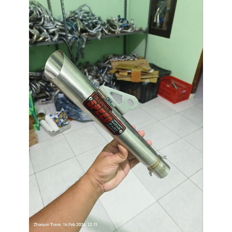 Knalpot Samlong Freeflow sarangan full glaswoll