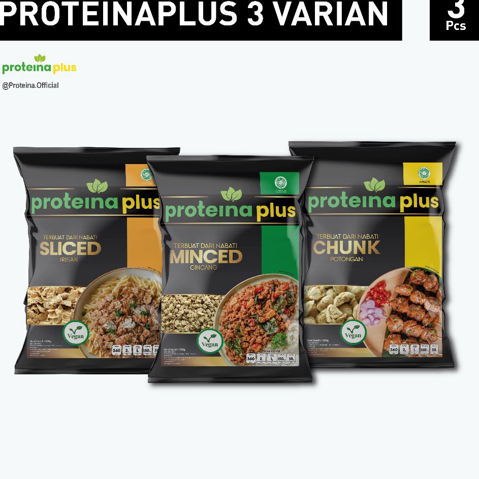 

PROMO SALE Paket 3 Varian Proteina Plus