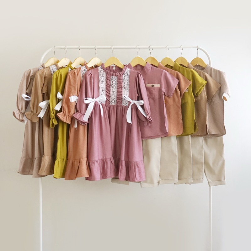 Sachie Sakha Series - Baju Couple Lebaran Anak
