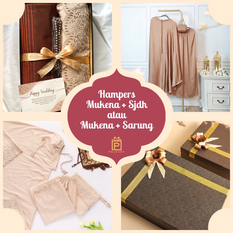 NEW Hampers Mukena Sarung Couple Wedding  Kado Hadiah Pernikahan