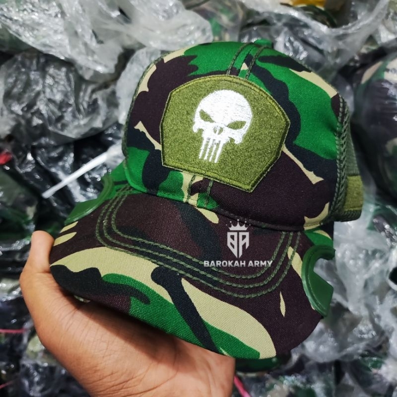 Topi Coak Loreng TNI-AD / Topi Velcro Loreng Malvinas