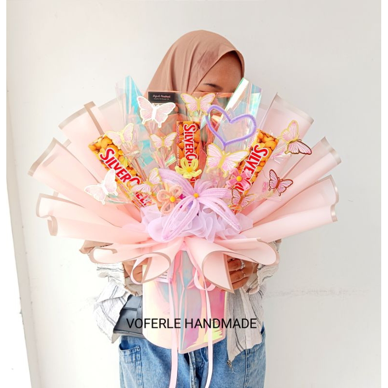 

Buket Coklat Kupu kupu Kawat Bulu Pipe Cleaner Jumbo Kado Pacar Wisuda Graduation