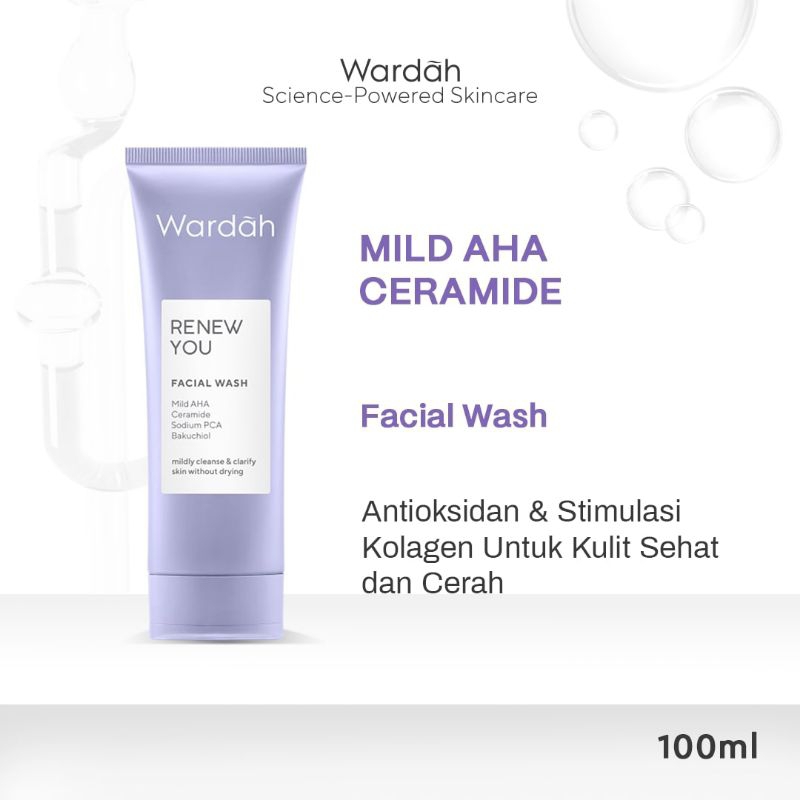 Wardah Renew You Facial Wash 100 ml - Pembersih wajah