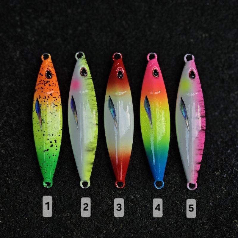 [COD] Metal Jig 30 40 Gram Copy Koika Full GID Lengkap Assist Hook Iseama Killer umpan jigging bentu