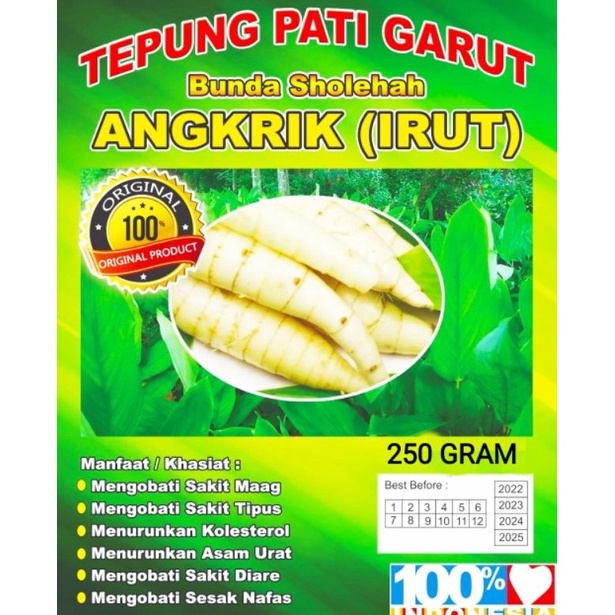 

PROMO ALE TEPUNG IRUT ASAM LAMBUNG TEPUNG PATI ANGKRIK arrowot 25gr