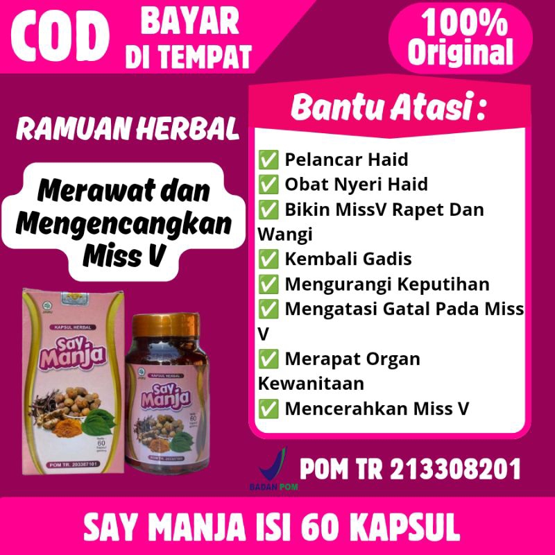 Kapsul Manjakani Say Manja Jamu Rapet Miss V Kembali Perawan Perapat Miss V Rapet Wangi merapatkan m
