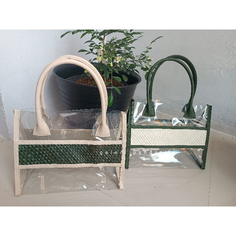 

TAS TRANSPARAN MIKA HAMPERS / parcel toples biggy jar Lebaran Idulfitri