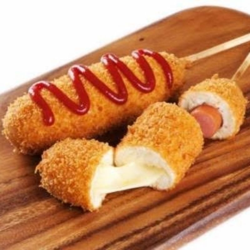 

Corndog Sosis Keju Mozzarela