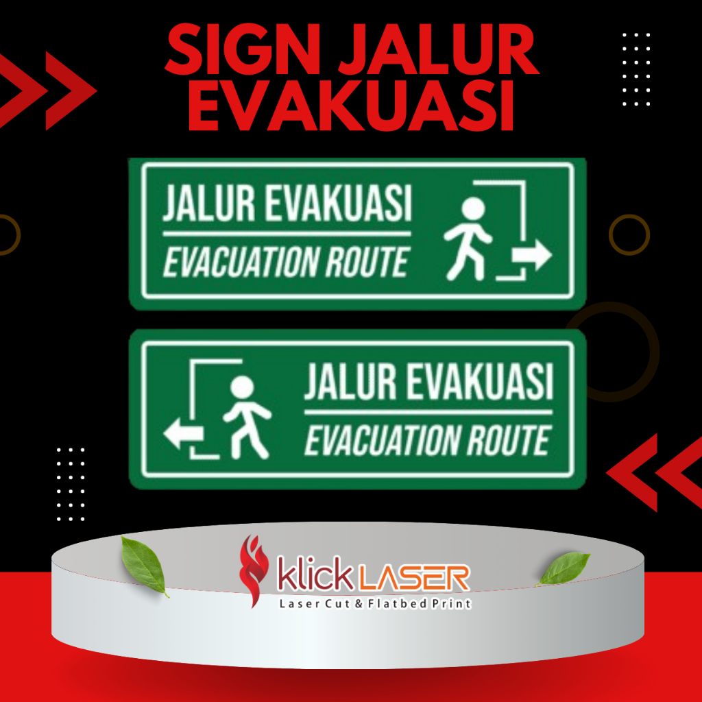 

Akrilik Jalur Evakuasi | Acrylic Sign Evakuasi |Custom Sign Evakuasi UV