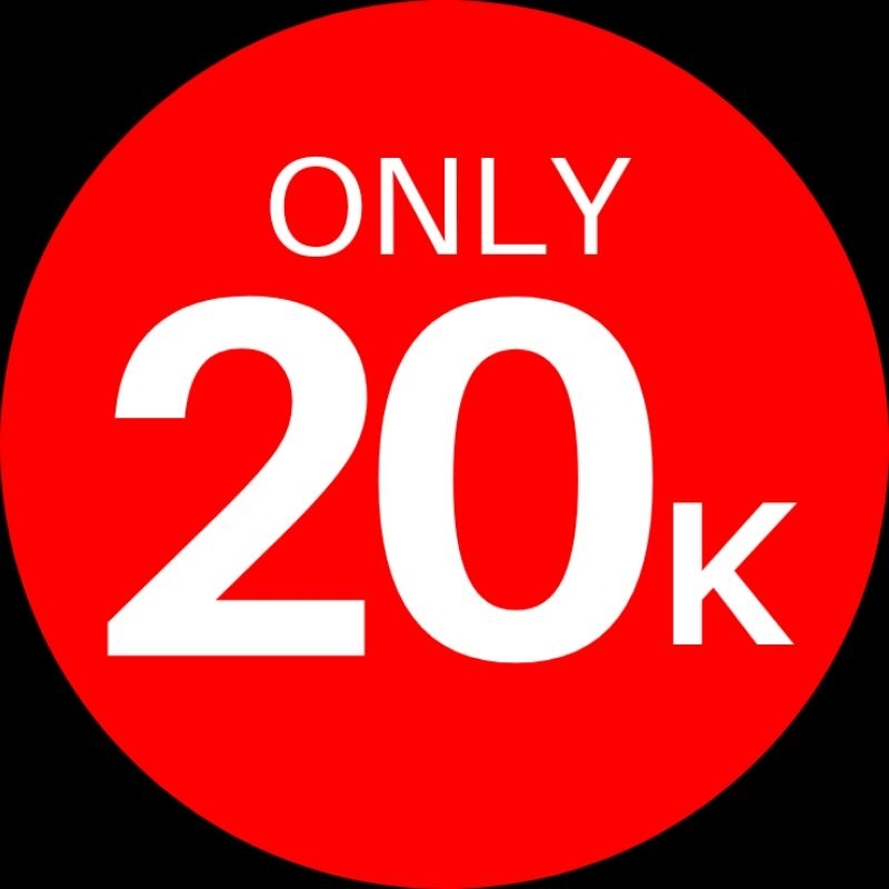 

STIKER ONLY 20K (NOMINAL LAIN SILAHKAN REKUES)