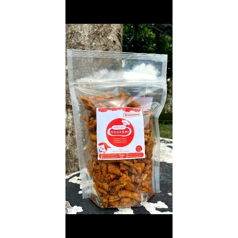 

Kripik Usus Pedas kemasan 270gr Rasa terlengkap Daun Jeruk, BBQ, Balado, Jagung Bakar/ Manis Lainnya Dll. isi lebih banyak lebih hemat