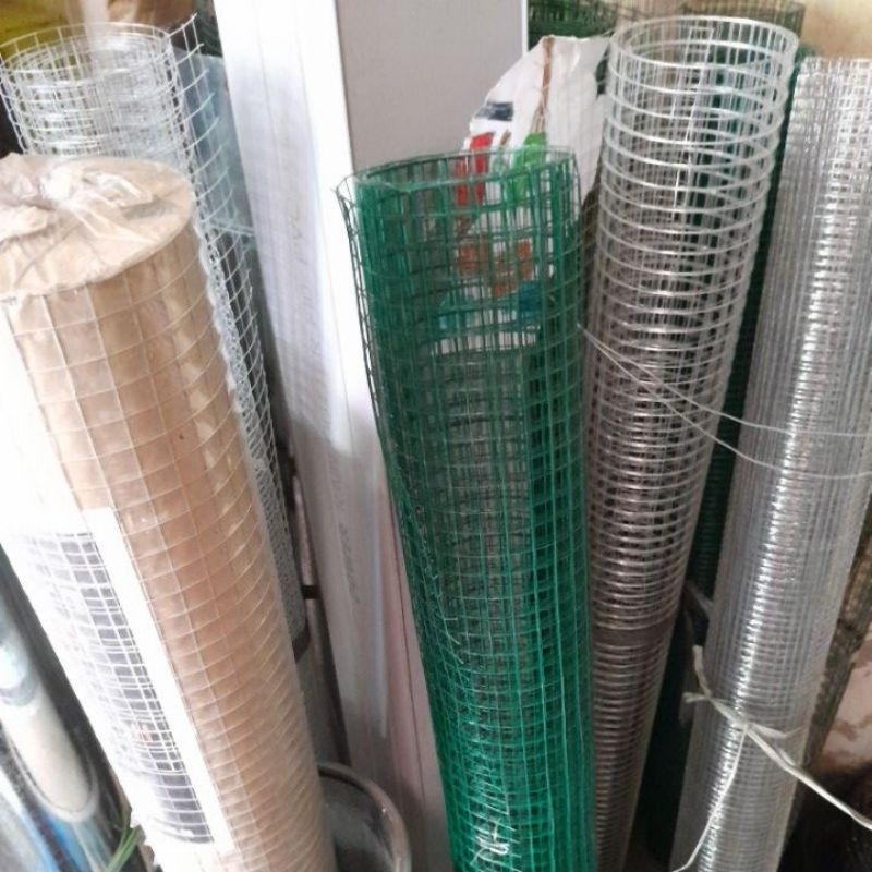 strimin kawat loket kawat ayaan hijau dan putih