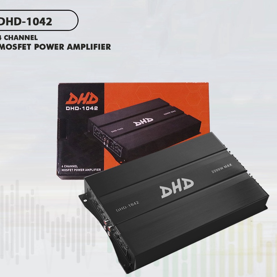IKt DHD142 Amplifier 4 channel Power Amplifier Mobil