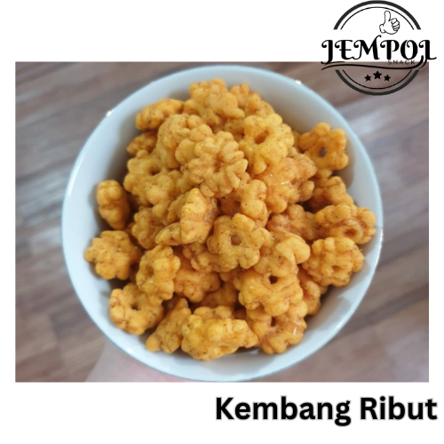 

(JEMPOL.SNACK) CEMILAN KEMBANG RIBUT 50g SNACK ENAK GURIH RENYAH KEMBANG RIBUT MURAH