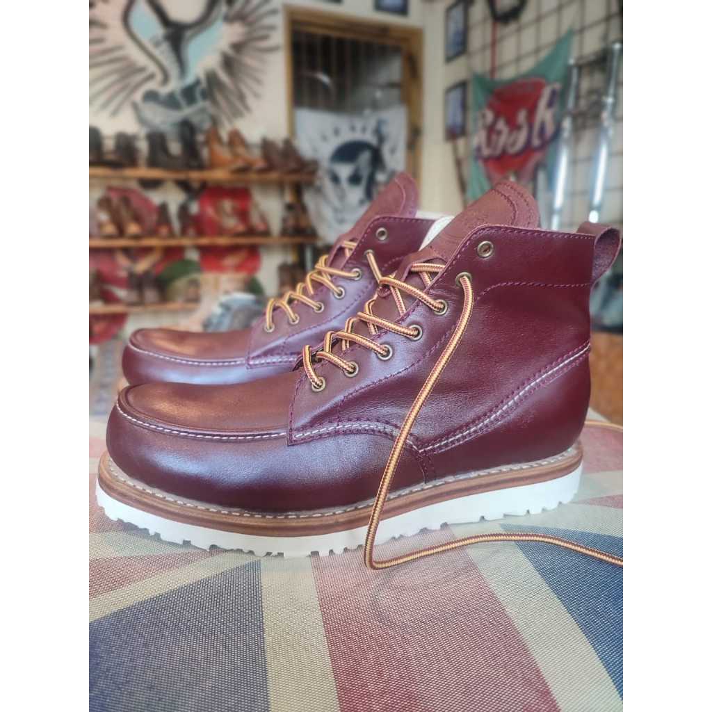 RockstoneBoots Glory Maroon
