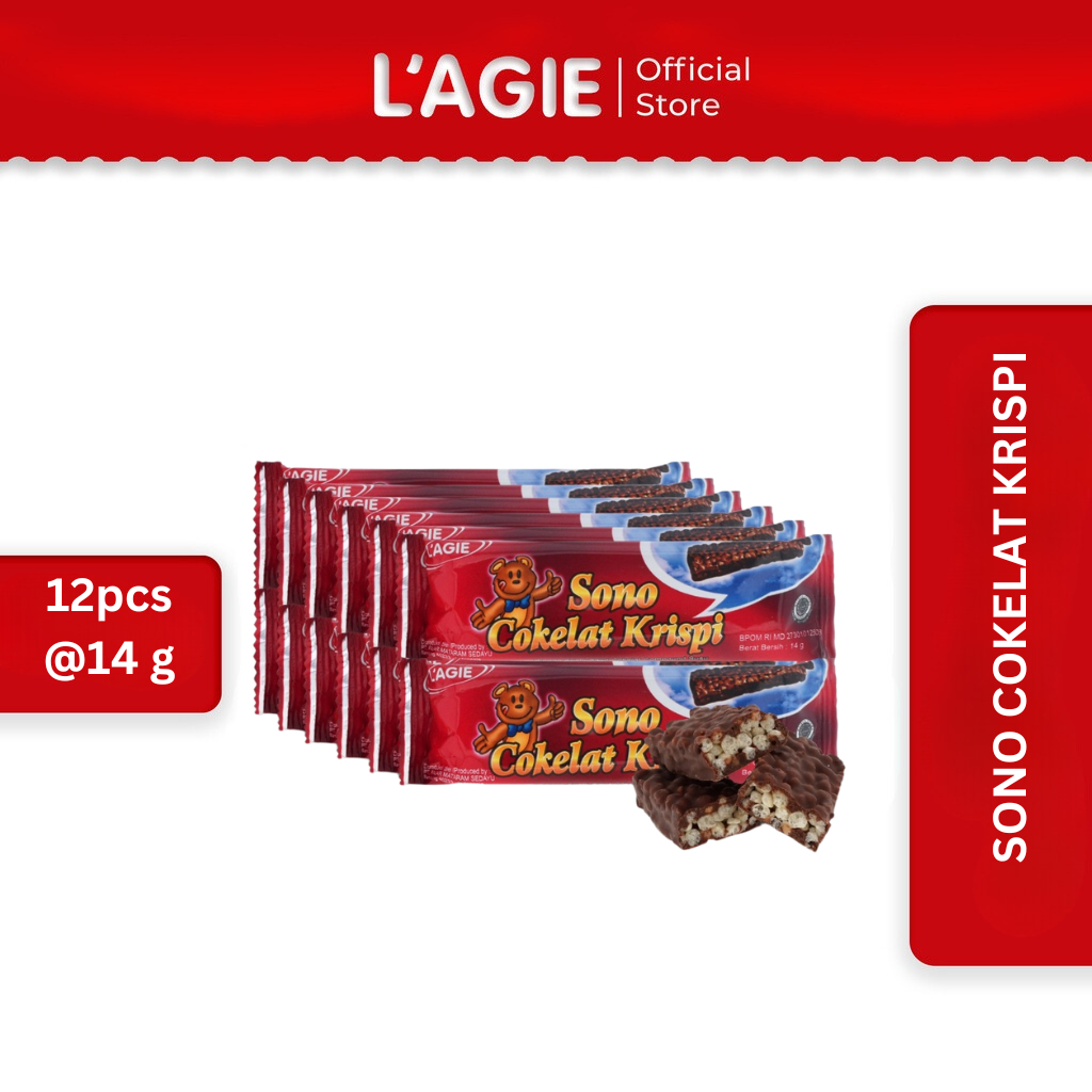 

Lagie Coklat Sono Krispi 12 pcs @14gr