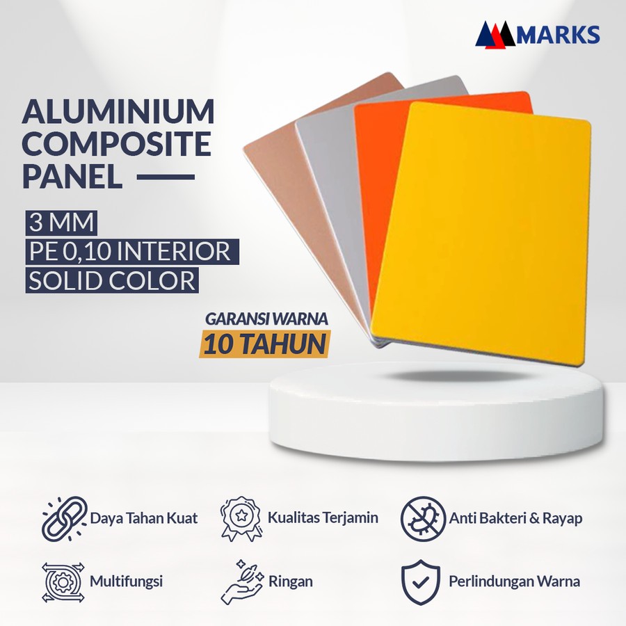 ACP MARKS PE 3MM 0.05 SOLID