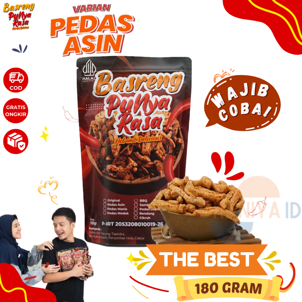 

Basreng Punya Rasa Pedas Asin Basreng Ciamik Cemilan Enak Makanan Ringan Halal Bumbu Berlimpah