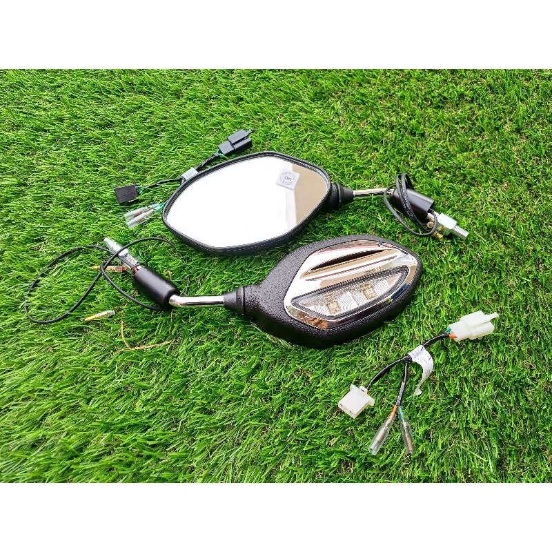 NEW Termurah ORI AHM - Spion Lampu Menyala Spion LED Honda Beat dan Genio