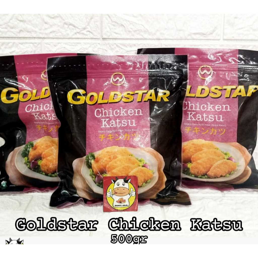 

GOLDSTAR CHICKEN KATSU 500GR-FROZEN FOOD-BRONTZ JOGJA