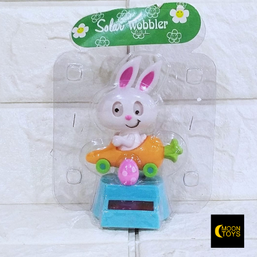 Hiasan Dashboard Mobil Gerak Solar kodok bebek kelinci PFR134.2(+)