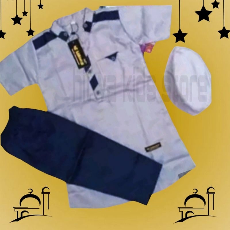 BAJU MUSLIM ANAK LAKI LAKI/BAJU KOKO MUSLIM ANAK LAKI LAKI 1-10 TAHUN
