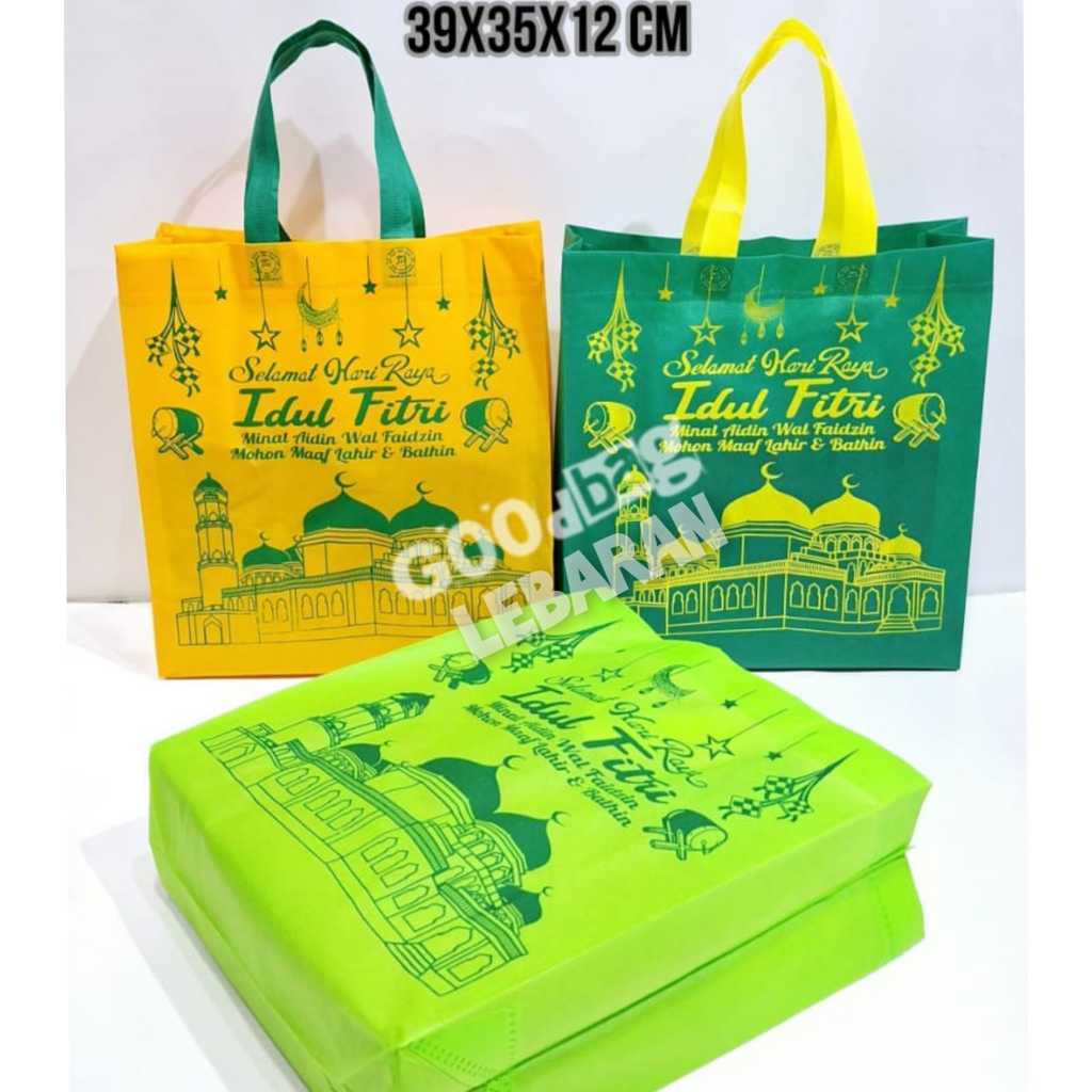 

Goodie Bag Tas Idul Fitri 30x40cm Tapak Press Tas Hantaran Lebaran Grosir Eceran Murah Tebal