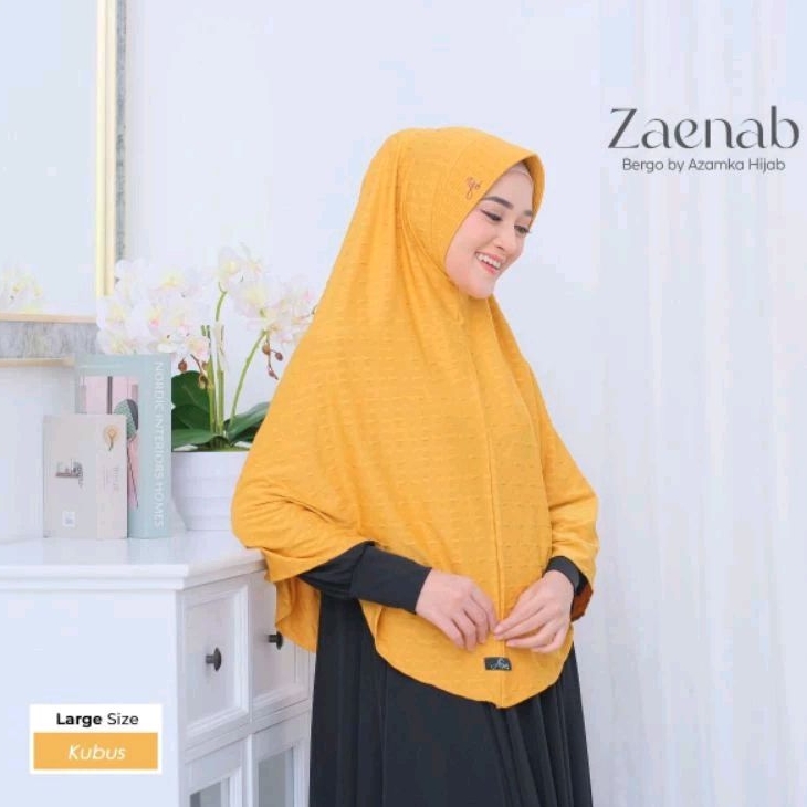 JILBAB INSTAN BERGO ZAENAB ORI BY AZAMKA