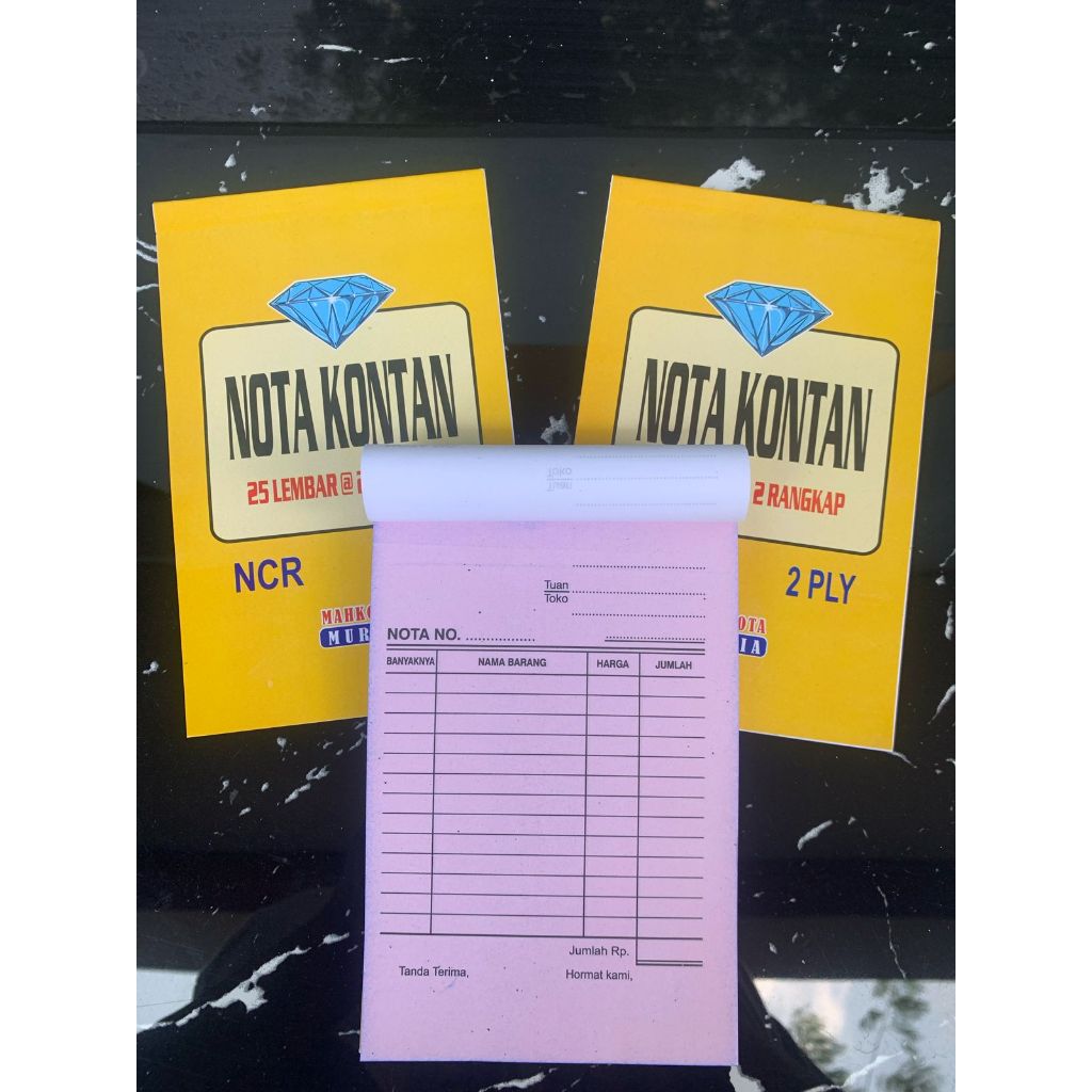 

Nota Kontan 2 Ply NCR, Nota Kecil, Nota Rangkap 2, Nota 2 Ply Murah