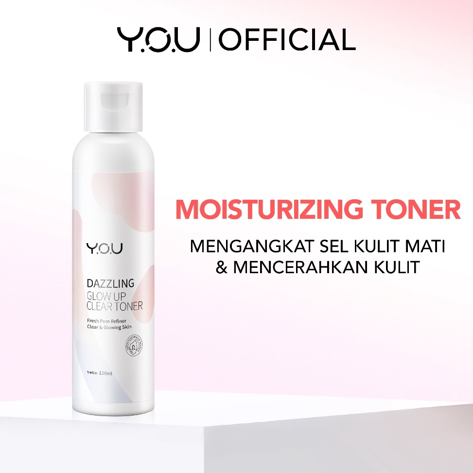 ART D98G YOU Dazzling Glow Up Clear Toner  Mencerahkan Kulit Kusam Niacinamide