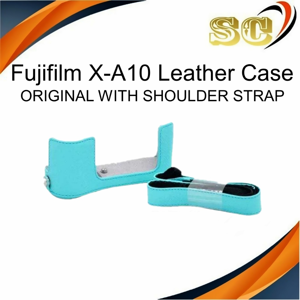 FUJIFILM X-A10 LEATHER CASE ORIGINAL WITH SHOULDER STRAP / LEATHER CASE FUJIFILM