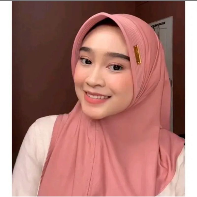 (100rb DAPAT 10pcs) BERGO HAMIDAH LABEL BESI PREMIUM By ShenaHijab (Riquest warna)