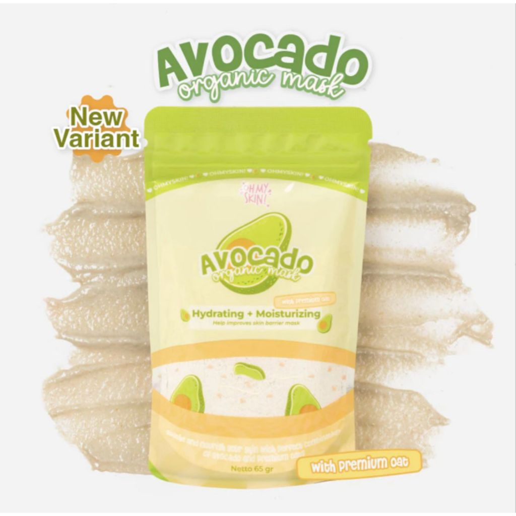 OH MY SKIN MASKER AVOCADO ORGANIK 65gr ORIGINAL BPOM