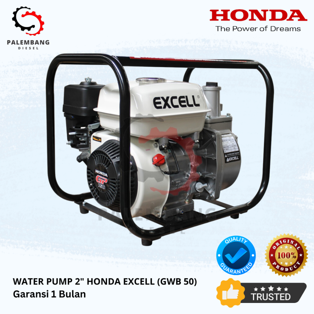 MESIN POMPA AIR 2 INCH HONDA EXCELL GWB50