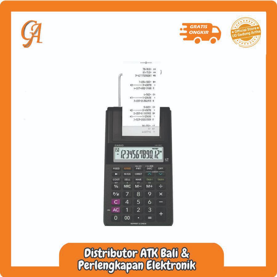 

CALKULATOR PRINTING CASIO HR-8RC + CHARGER