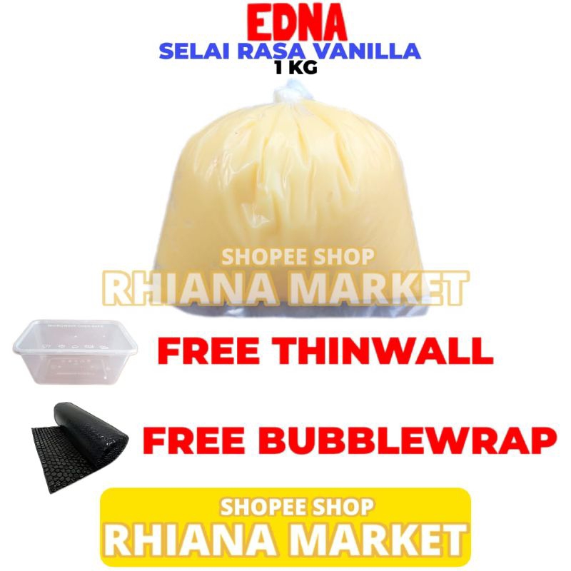 

Selai Vanilla Edna 1kg Repacked