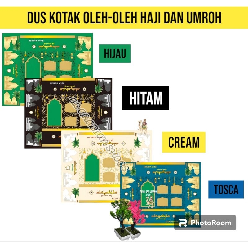 

DUS KOTAK DUS HAJI DUS BL/ OLEH-OLEH HAJI DNA UMROH