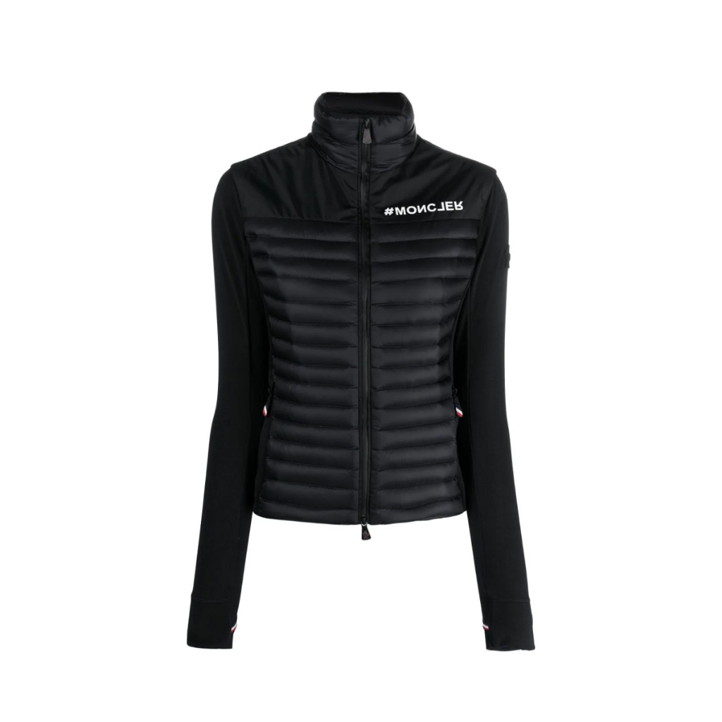 Moncler - Grenoble Padded Zip Up Jacket Black