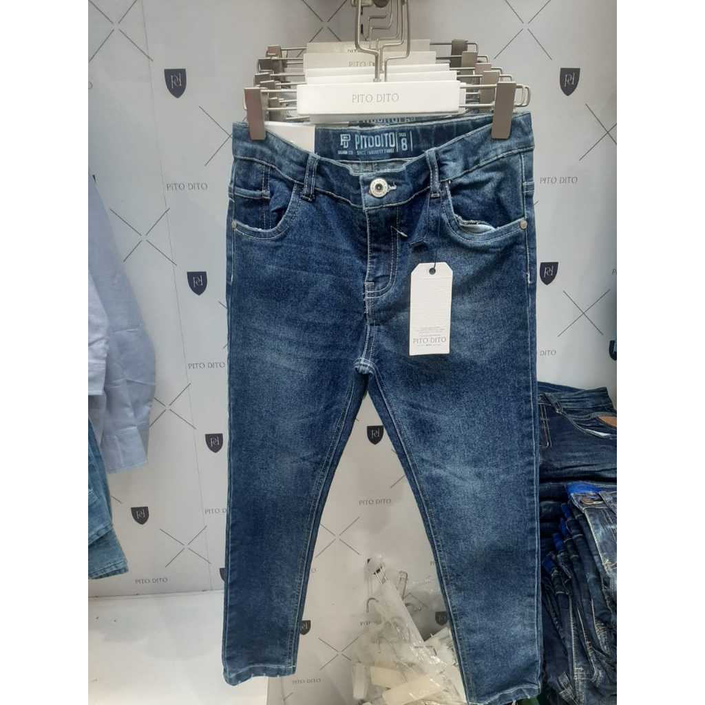 PITO DITO Kids Celana Jeans Anak Laki-Laki Original KGT228OTH