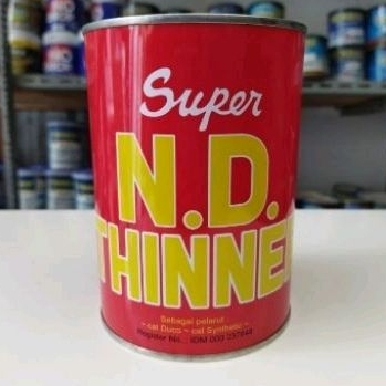 Thinner ND Super Gloss Liter Thiner Kaleng Pengencer Cat Campuran Cat Besi Kayu Kaleng