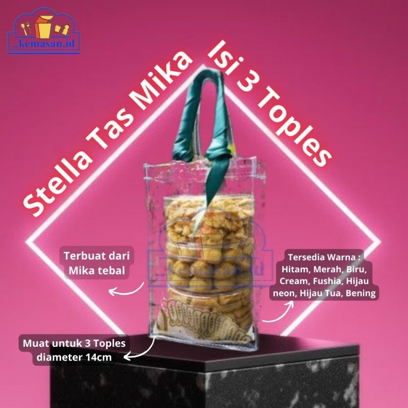 

STELLA TAS MIKA SOUVENIR ISI 3 TOPLES