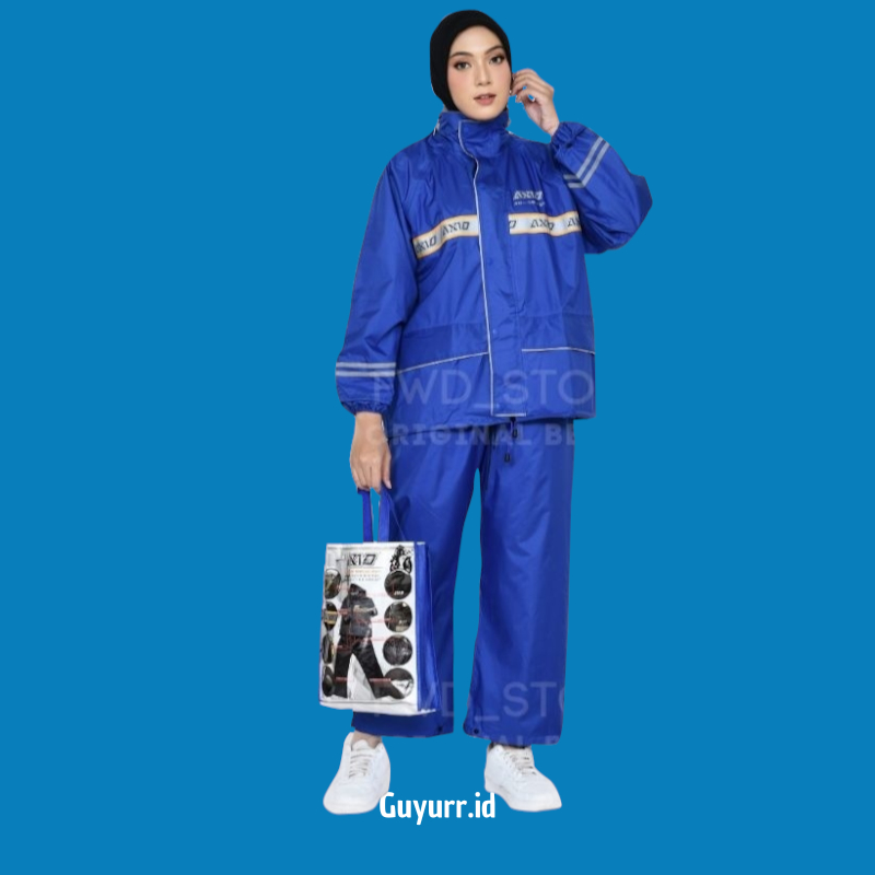 JAS HUJAN AXIO EUROPE 882 BONUS TAS BERANI ASLI 100% ORIGINAL SETELAN FULL SET AXIO